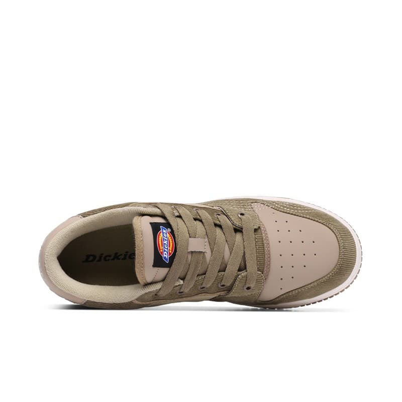 Dickies Low-Top DUNK Skateboard Shoes Men's Dark Khaki 6