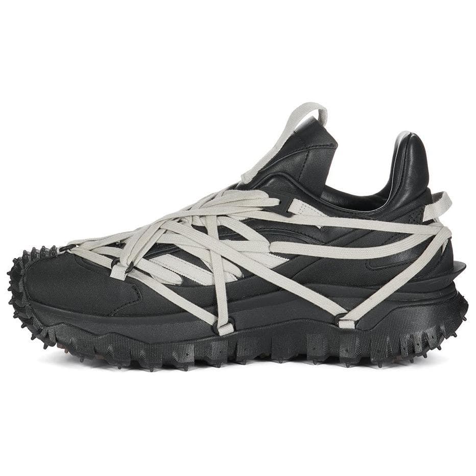 RICK OWENS x Moncler Trailgrip Low-Top Casual Shoes Unisex Black 2