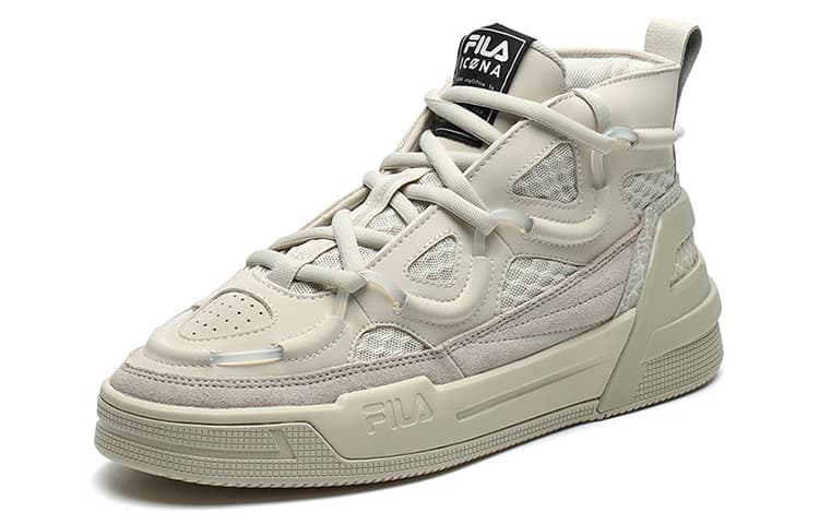 FILA High Top Retro Basketball Shoes Gray 5
