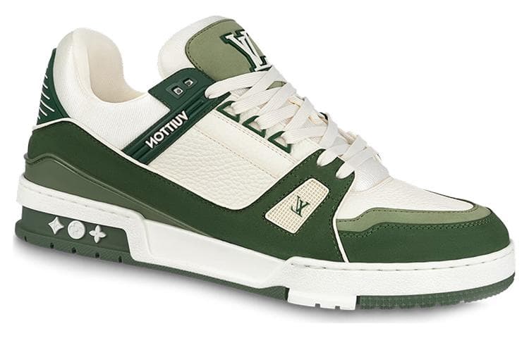 LOUIS VUITTON Lv Trainers 'Green' 4