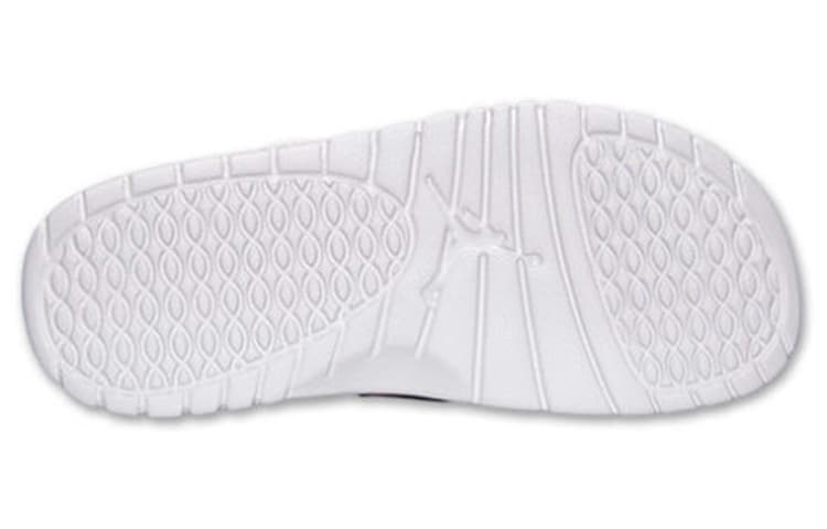 JORDAN Hydro Ii Retro Slides Sandals 'White Red' 5