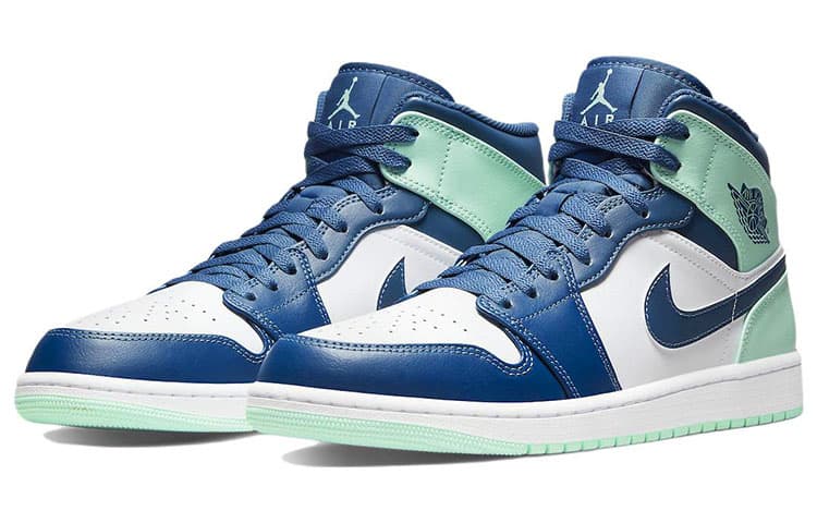 JORDAN 1 Mid Mystic Navy Mint Foam 5