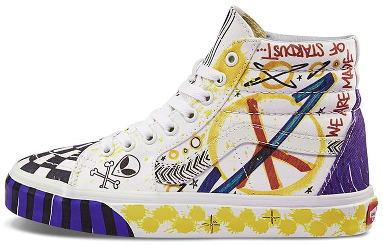 Vans SK8 Hi Galactic Goddes Yellow Blue