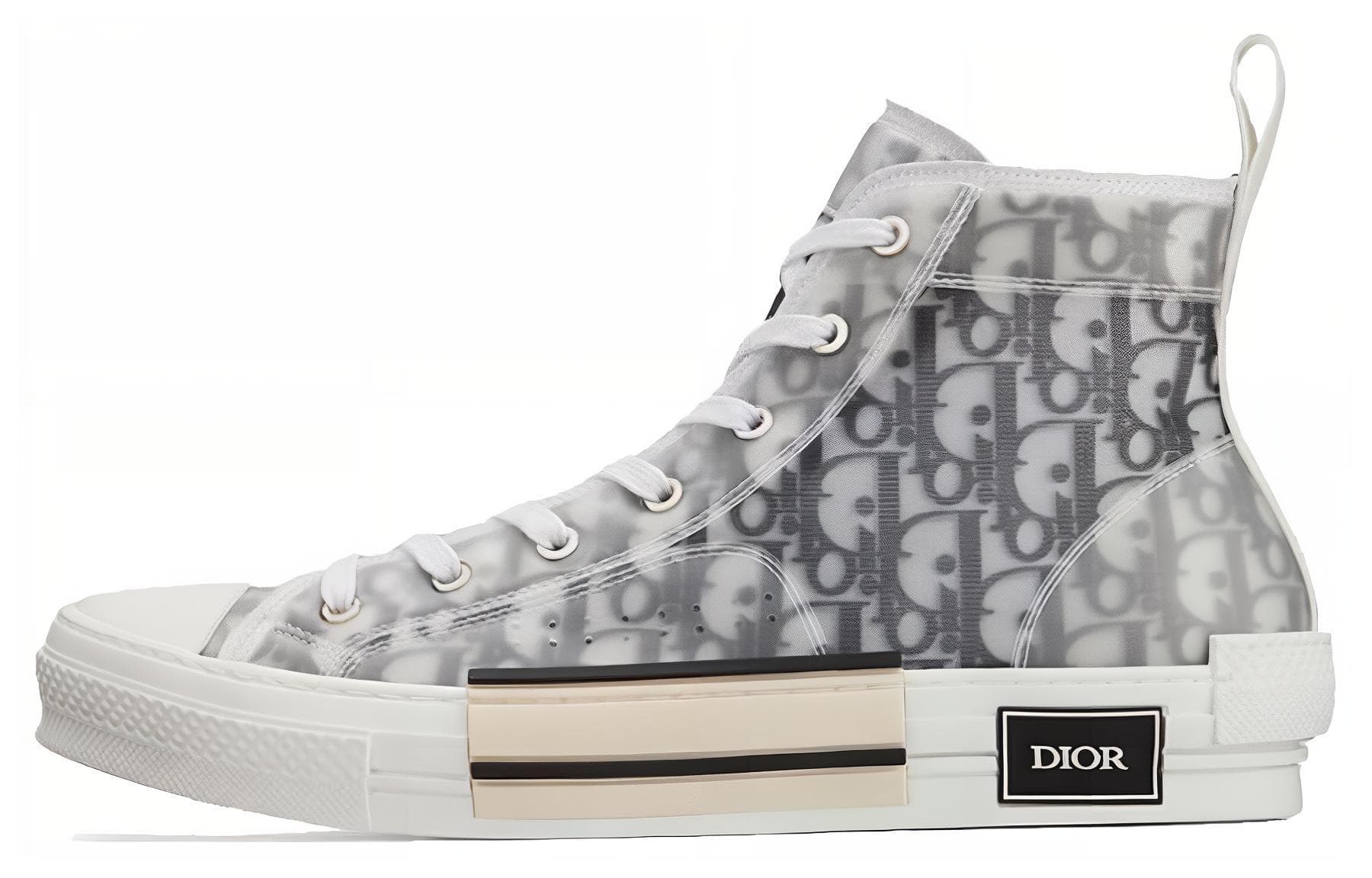 DIOR B23 High Top Logo Oblique