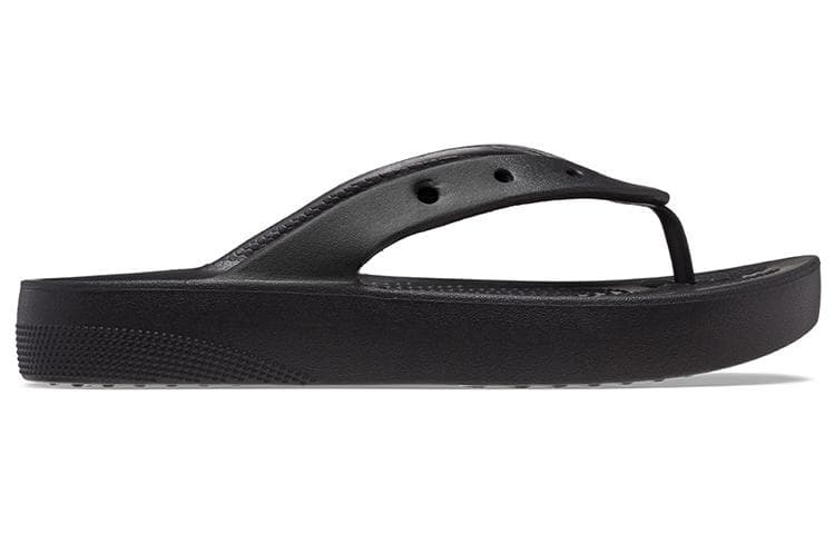 Crocs Classic Platform Flip 'Black' Women's 4