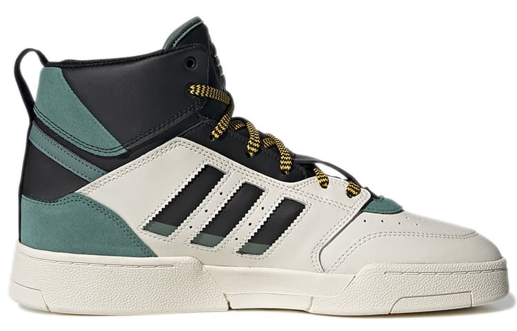 adidas originals Drop Step Black Green Cream 4