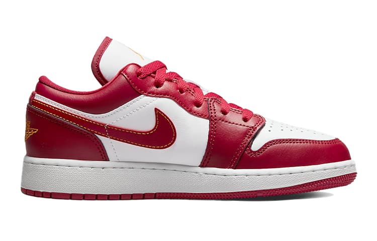 Jordan 1 Low Cardinal Red GS 3