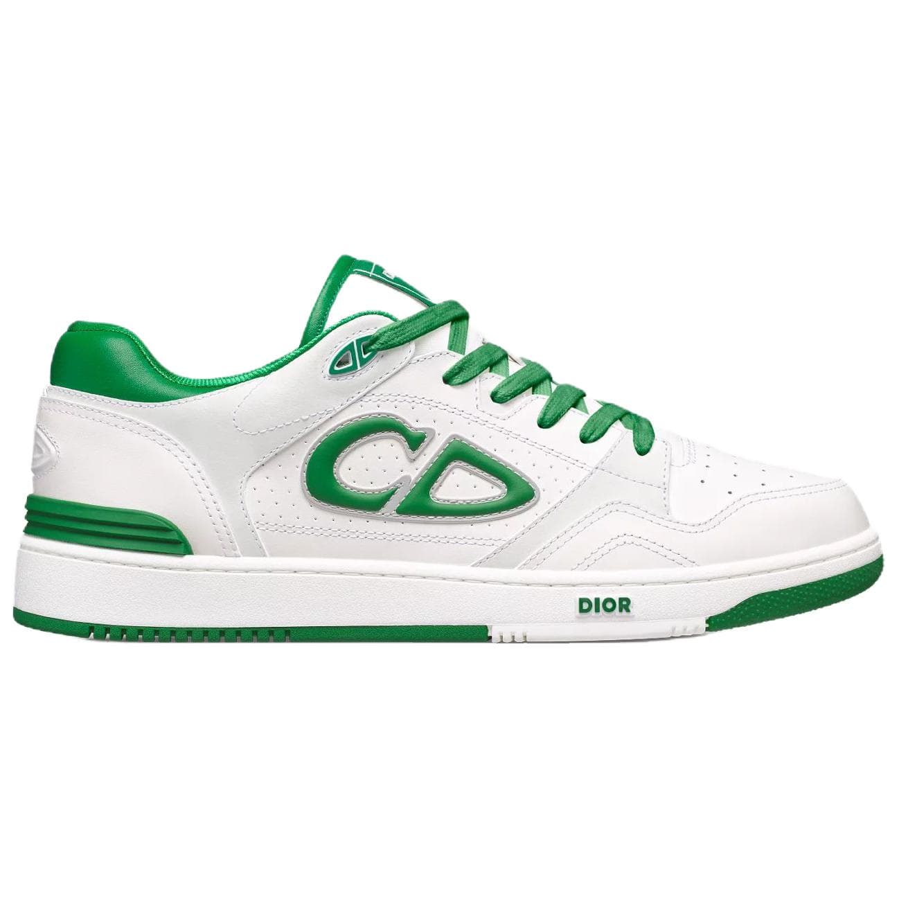 DIOR B57 Dribble Low Top Skateboard Shoes Unisex Green 4