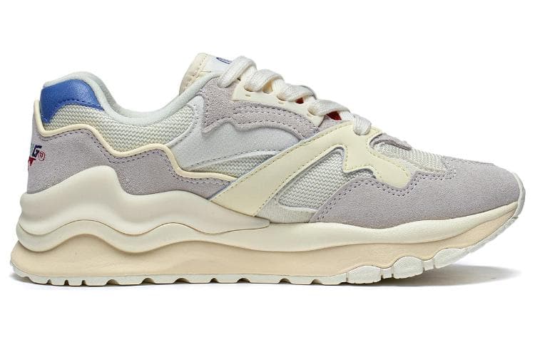 LiNing 001 Mountains And Seas Anti-Slip Wear-Resistant Low-Top Sports Casual Shoes Women's Ecru Custard 3