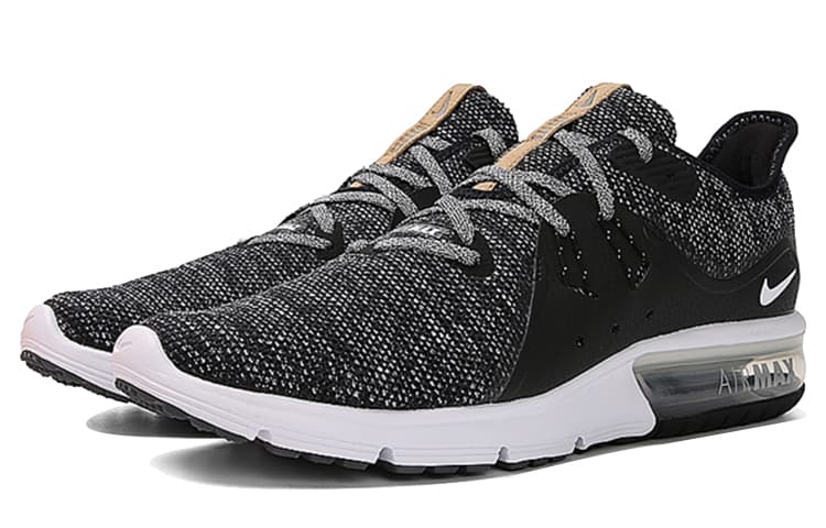 Nike Air Max Sequent 3 Black White Dark Grey 6