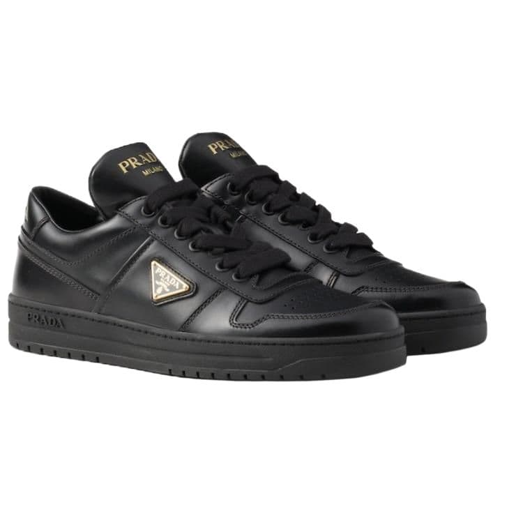 PRADA Prada Downtown Low-Top Skateboard Shoes Women's Black 5