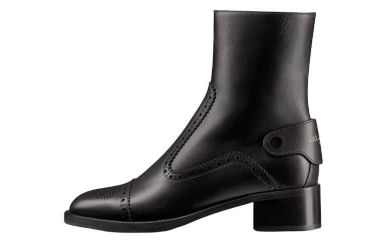 DIOR D-Folk Ankle Boots Women's Black 2