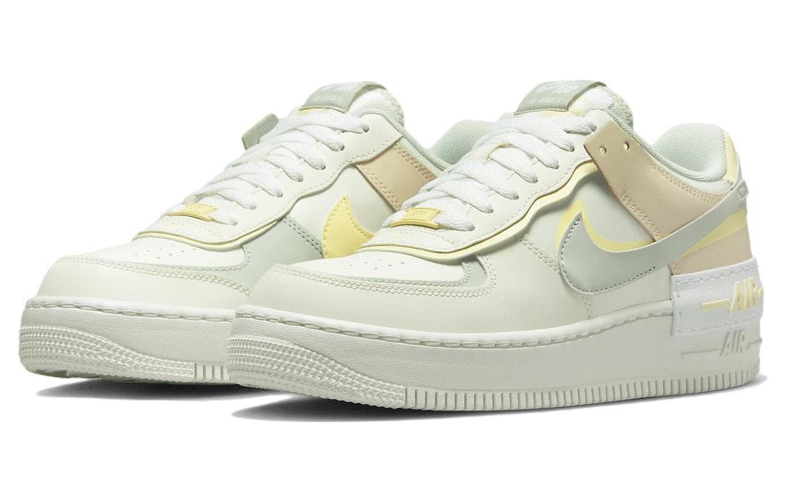 Nike Air Force 1 Low Shadow Sail Light Silver Citron Tint Women's 6