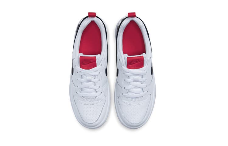 Nike Court Borough Low White Obsidian Gum GS 5