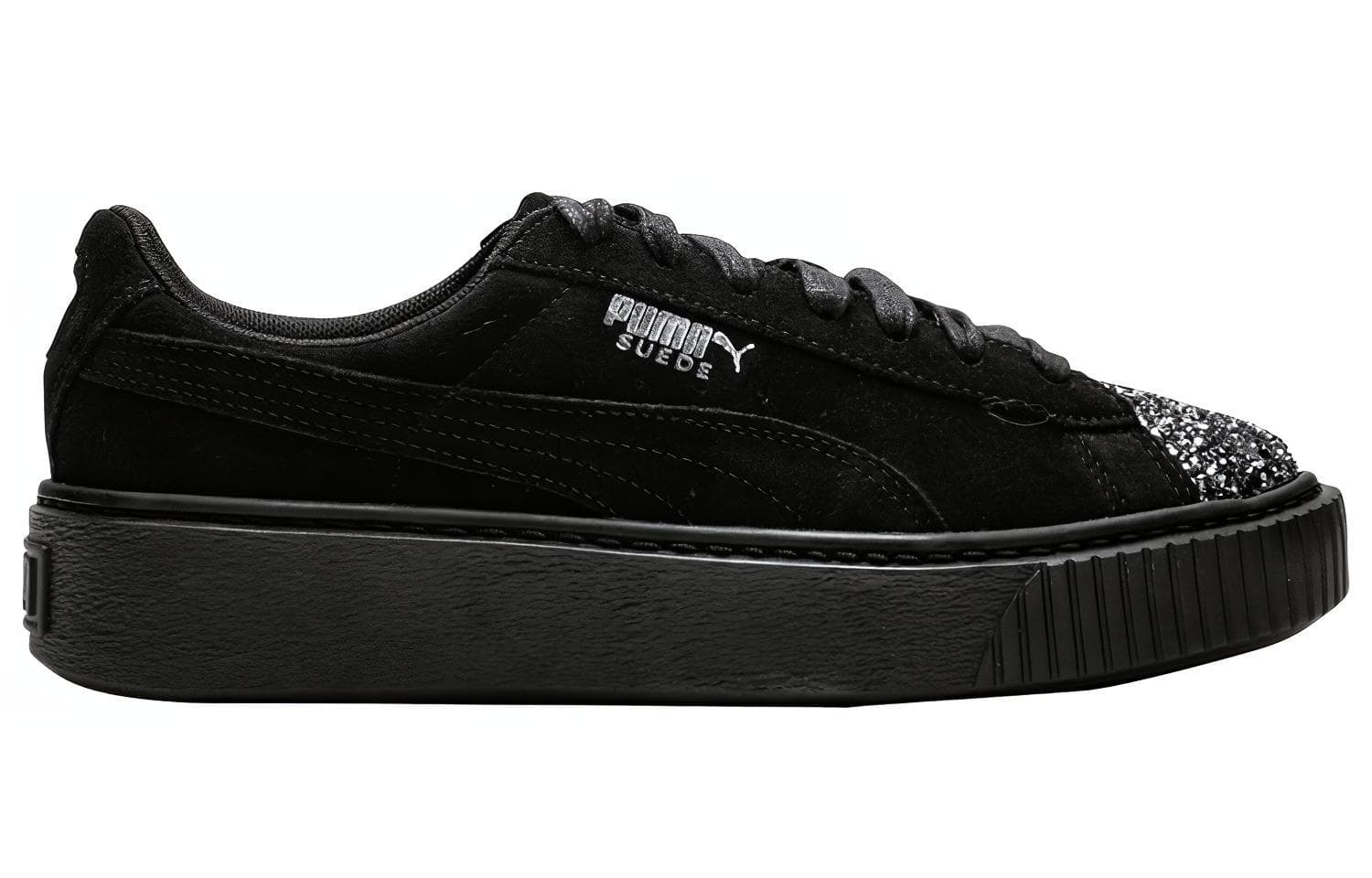 PUMA Suede Platform 'Crushed Gem Black' Women's 4