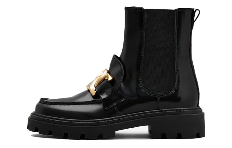 TOD'S Short Chelsea Boots Women's Black 2