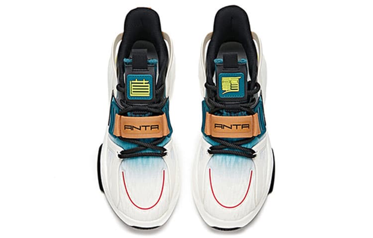 Anta Bastard 2.0 Durable Breathable Low-Top Skateboard Shoes Men's White 6