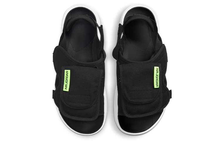 JORDAN Ls Slide Black White 6