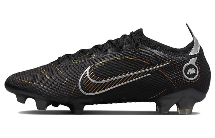 Nike Mercurial Vapor 14 Elite Fg Black Metallic Silver Cave Stone Metallic Gold