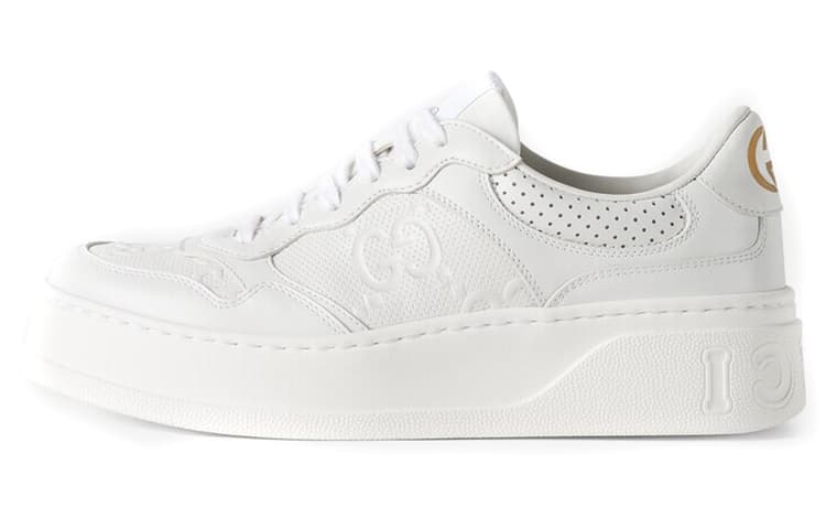 GUCCI Women's Gg Embossed Sneaker 'White' Women's 2