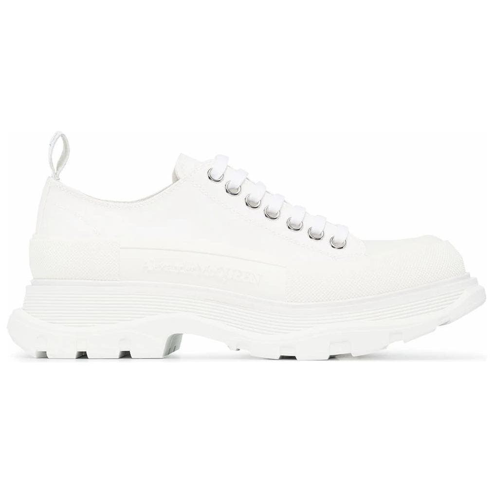 Alexander McQueen Tread Slick Low Lace Up 'White' Women's 3