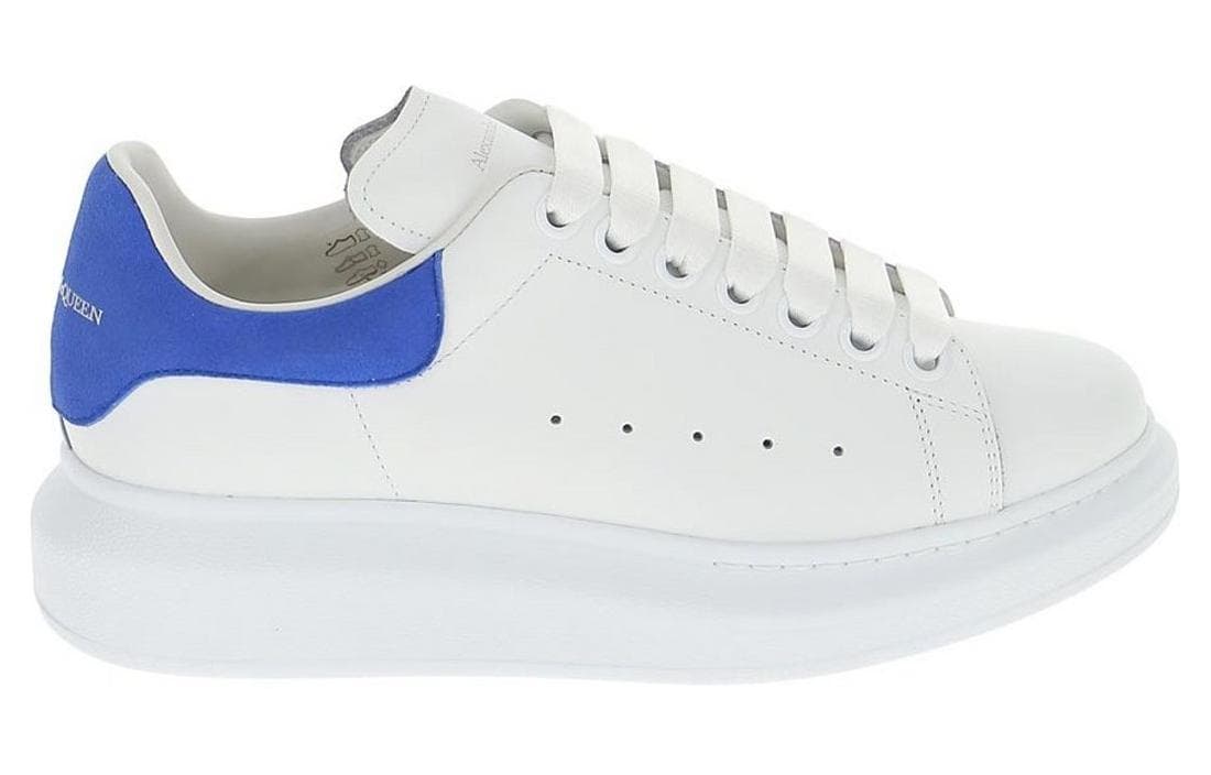 Alexander McQueen Oversized White Electric Blue Women's 3