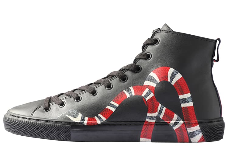 High Top Leather GUCCI 'Snake' 2