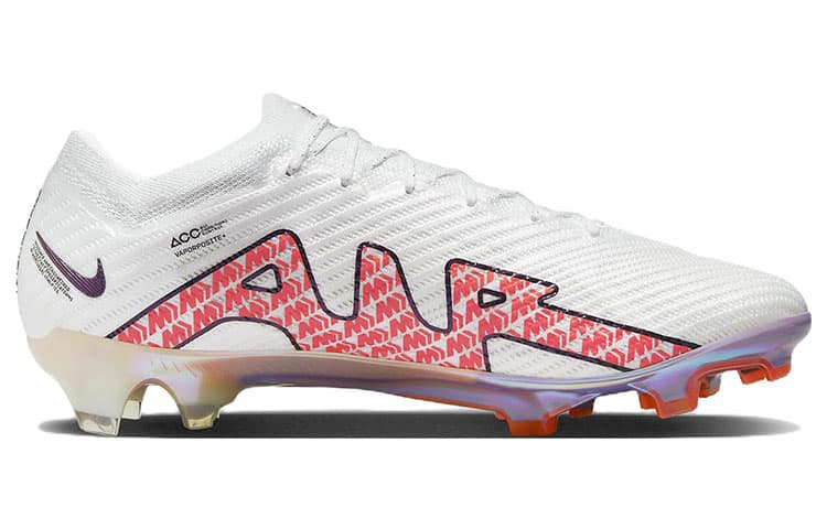 Nike Zoom Mercurial Vapor 15 Elite Fg White Bright Crimson 4