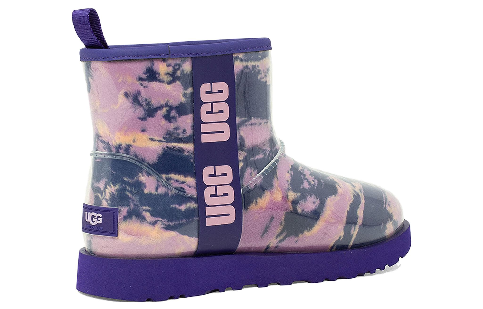UGG Classic Clear Mini Boot Marble Violet Night Women's 6