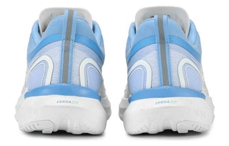 Saucony Humming 3 Sport Versatile Mesh Fabric Cushioned Slip-Resistant Wear-Resistant Low-Top Running Shoes Unisex White Blue 6