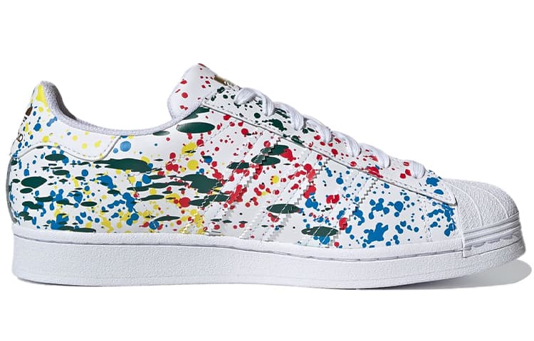 Adidas Originals Superstar Splashes Splatter And Drips White 3