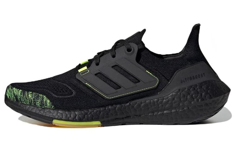 Adidas Ultra Boost 22 Black Solar Yellow 2