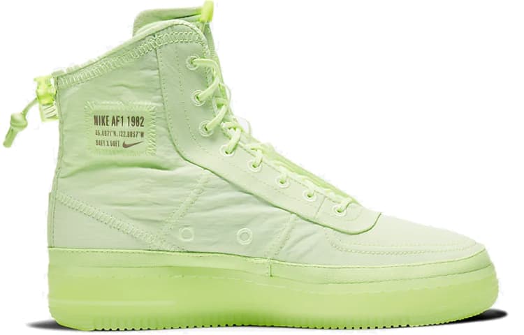 Nike Air Force 1 High Shell Volt Women's 4