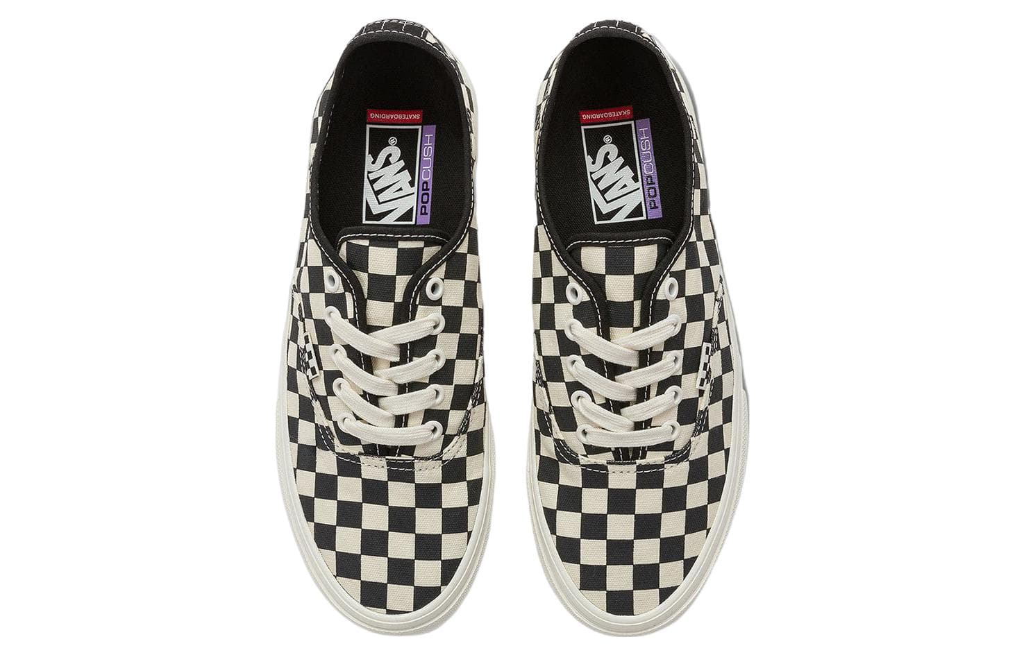 Authentic Skate Vans 'Checkerboard Marshmallow' 6