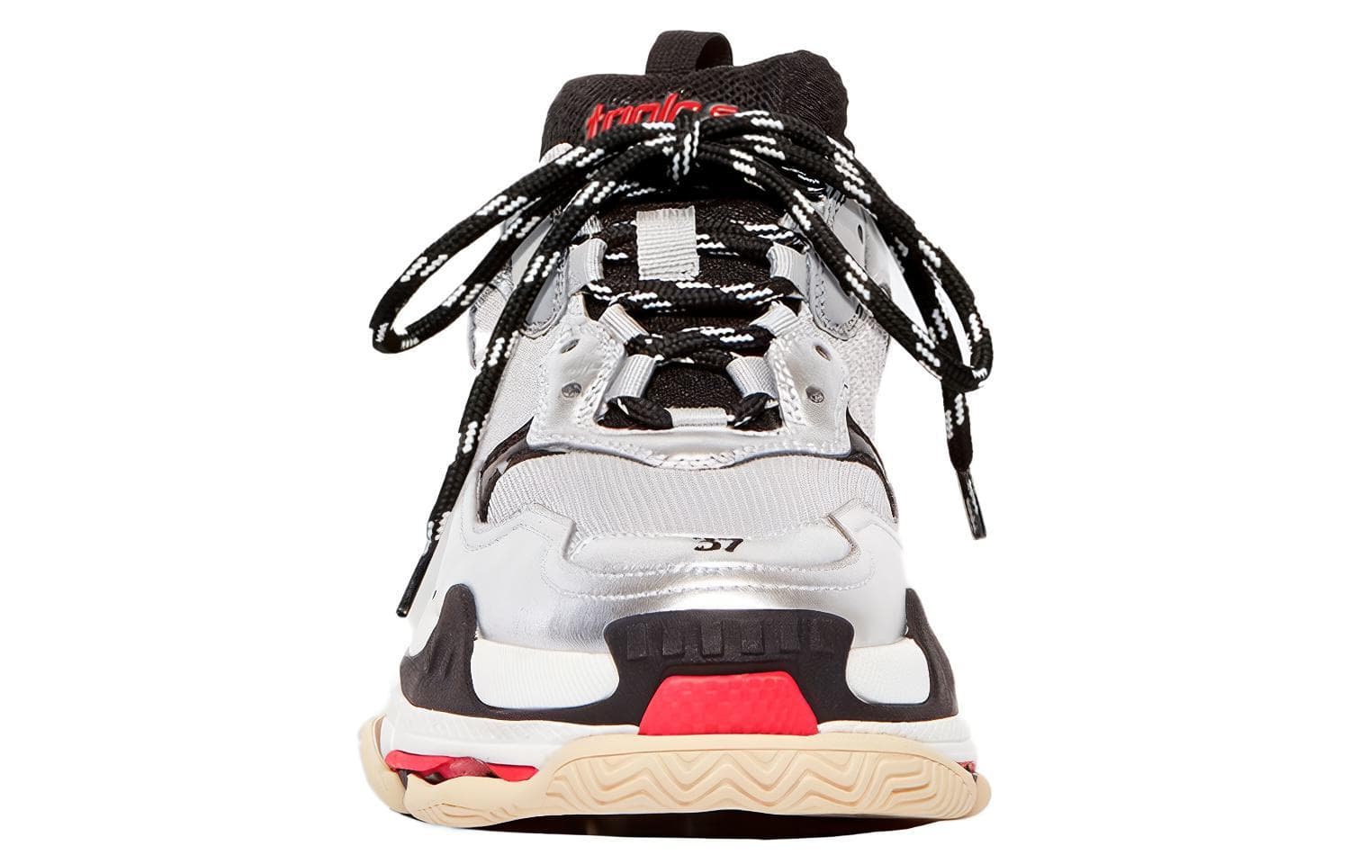 Balenciaga Triple S Silver Black 2019 Women's 5