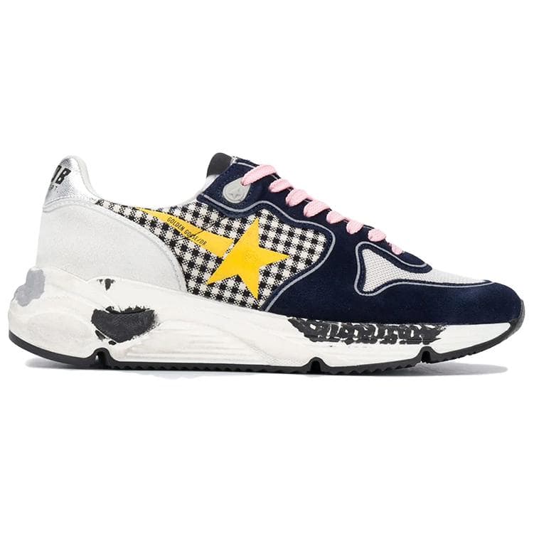 Golden Goose Running Sole Casual Shoes Women's Low-Top White/Blue 4