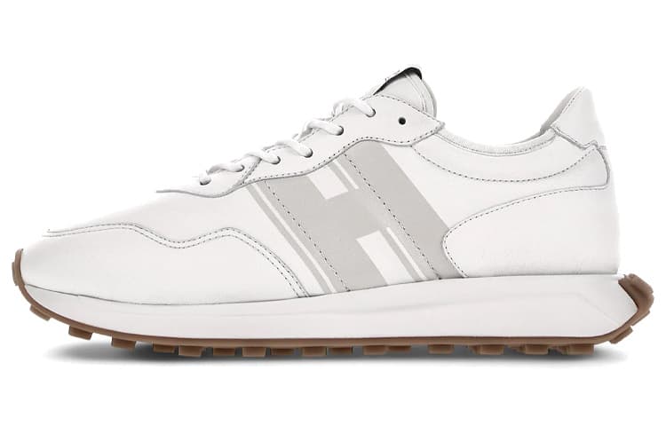 HOGAN H601 Low-Top Casual Shoes Men's White Gray 2