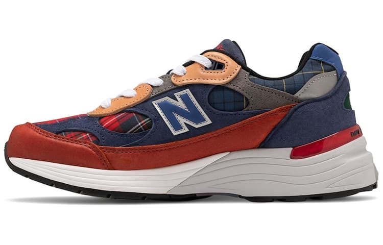 New Balance 992 Plaid Patchwork 2