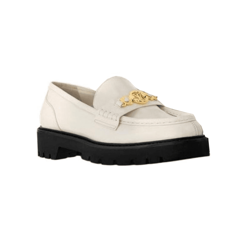 LOUIS VUITTON District Loafers Women's White 3