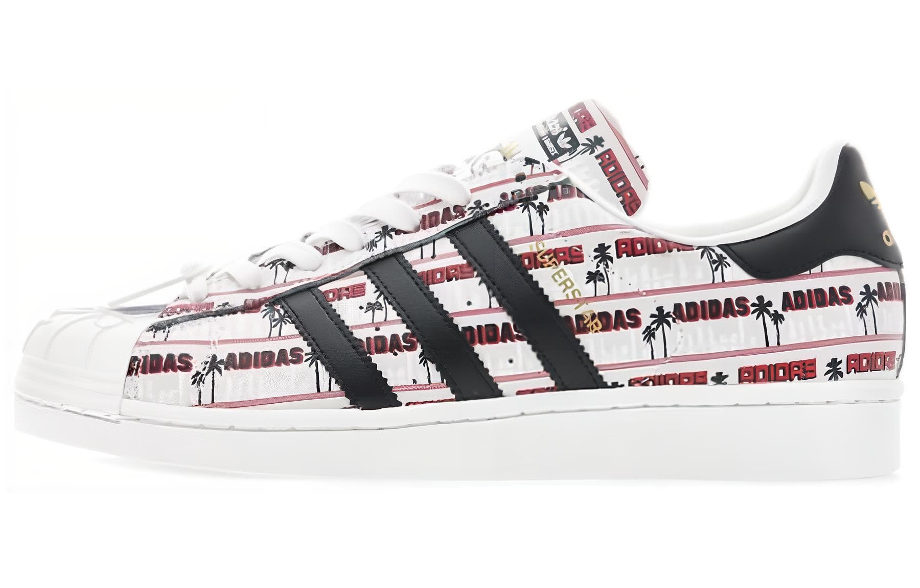 Adidas Originals Superstar Bearfoot X Nigo Shoes 'Palm Tree' 2