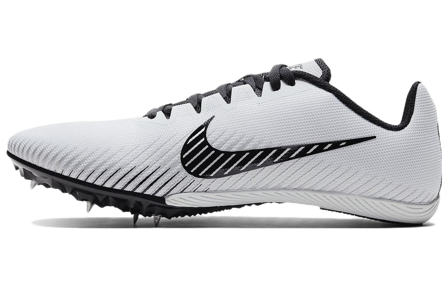 Nike Air Zoom Rival M 9 Spikes 'Pure Platinum Black'