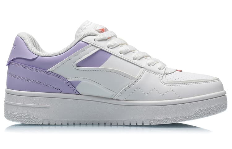 LiNing Breathable Slip-Resistant Lightweight Low-Top Skateboard Shoes Women's Moonlight Purple 4