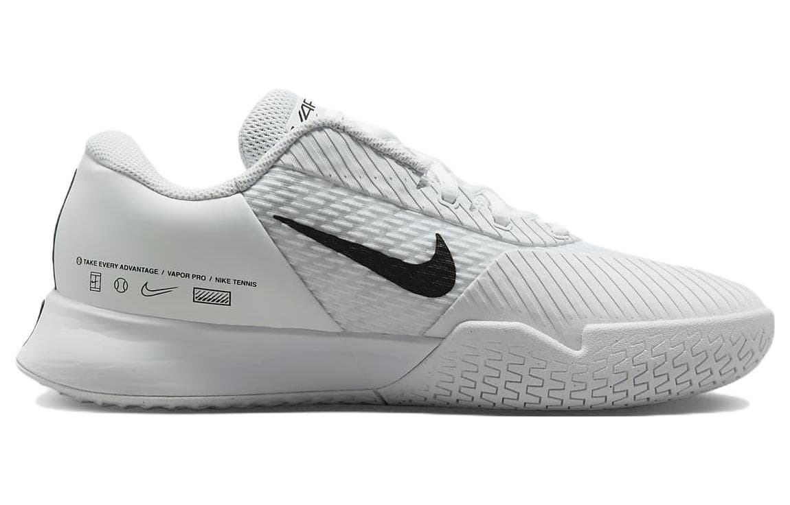 Nike Women's NikeCourt Air Zoom Vapor Pro 2 'White Black' 3