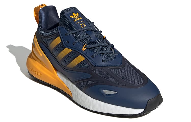 Adidas Originals Zx 2K Boost 2.0 Crew Blue Semi Solar Gold 5