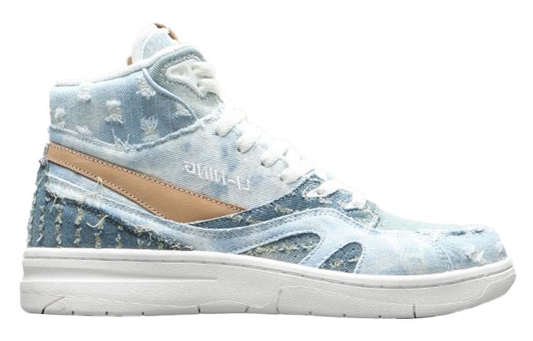 LiNing 937 Deluxe Hi Slip-Resistant Coverage Lightweight High-Top Vintage Basketball Shoes Women's Mist Blue 4