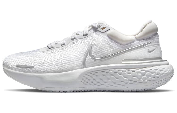 Nike ZoomX Invincible Run Flyknit White Metallic Silver Women's