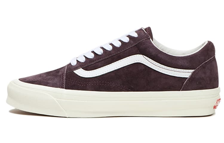 Vans Vault Og Old Skool Lx Pig Suede Wine 2