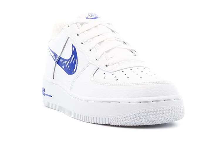Nike Air Force 1 Low Sketch White Royal GS 5