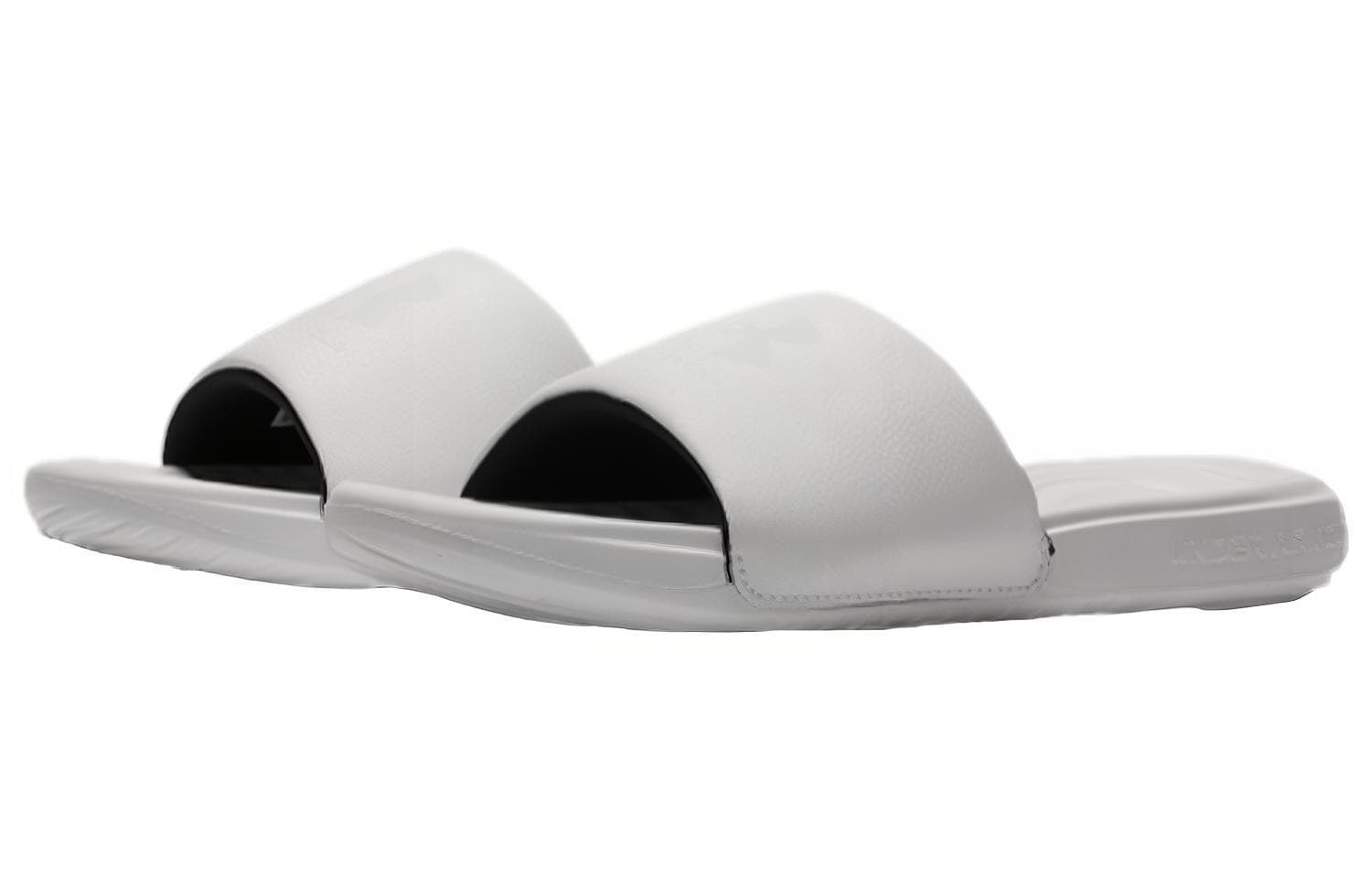 Under Armour Ansa Fixed Slides 'Triple White' Women's 5