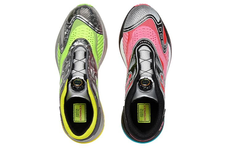 GUCCI Ultrapace R 'Mismatched Neon Pink Yellow' 5